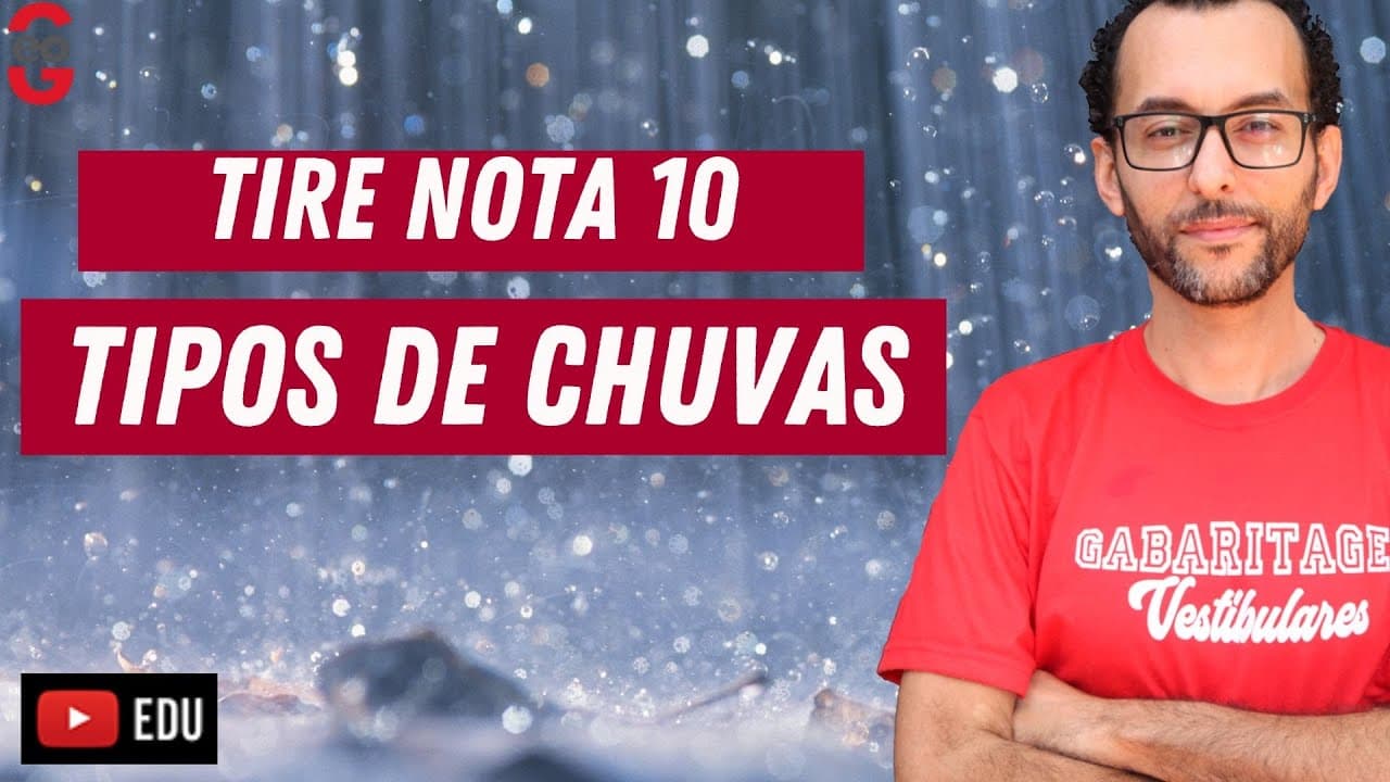 Thumbnail: Tipos de Chuva - Convectivas, Frontais e Relevo | Geografia |