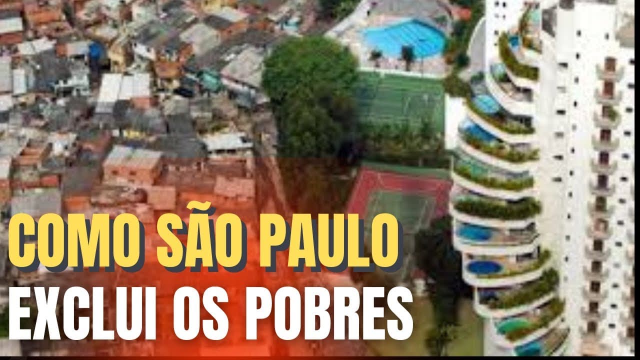 Thumbnail: Separando pobres dos ricos | Geografia Urbana | O que é Gentrificação | Segregação |
