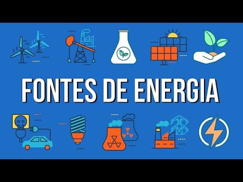 Thumbnail da aula: FONTES DE ENERGIA: o que são, produção, como funcionam | RESUMO DE QUÍMICA PARA O ENEM