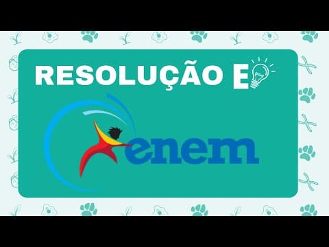 Thumbnail da aula: Resolução ENEM 2023 - O ciclo do nitrogênio é composto por várias etapas, conforme a figura...