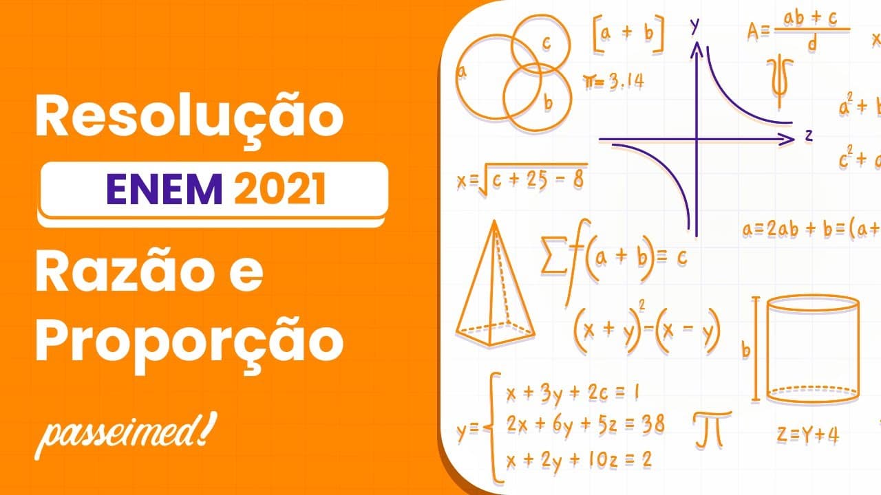 Thumbnail: ENEM 2021 - RAZÃO E PROPORÇÃO | A relação de Newton-Laplace estabelece que o módulo volumétrico...