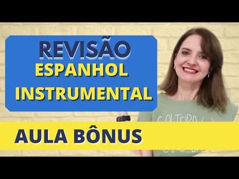 Thumbnail da aula: PROVA ESPANHOL PROFICIENCIA UFRN _ aula bônus