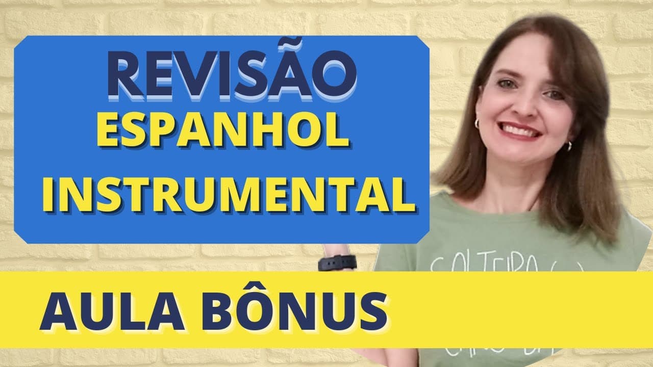 Thumbnail: PROVA ESPANHOL PROFICIENCIA UFRN _ aula bônus