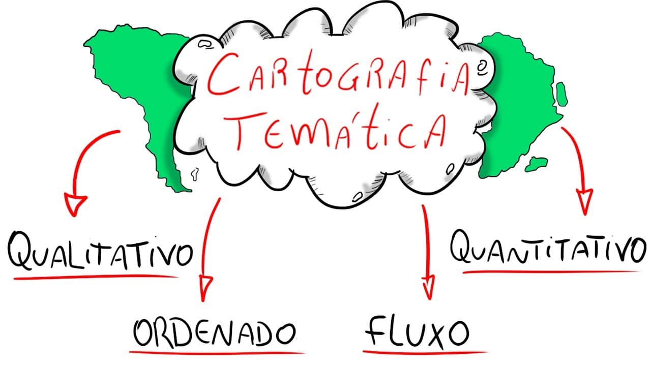 Thumbnail: Cartografia Temática - Quantitativa, Qualitativa, Ordenada e Dinâmica (Cartografia)