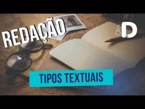 Thumbnail da aula: Tipos Textuais  - Redação - Preparatório Enem