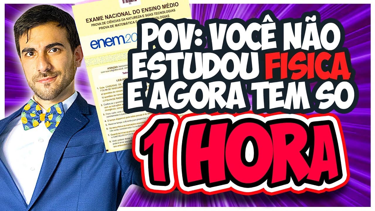 Thumbnail: 🚀 Revisão INTENSIVA de Física para ENSINO MÉDIO e ENEM 2025