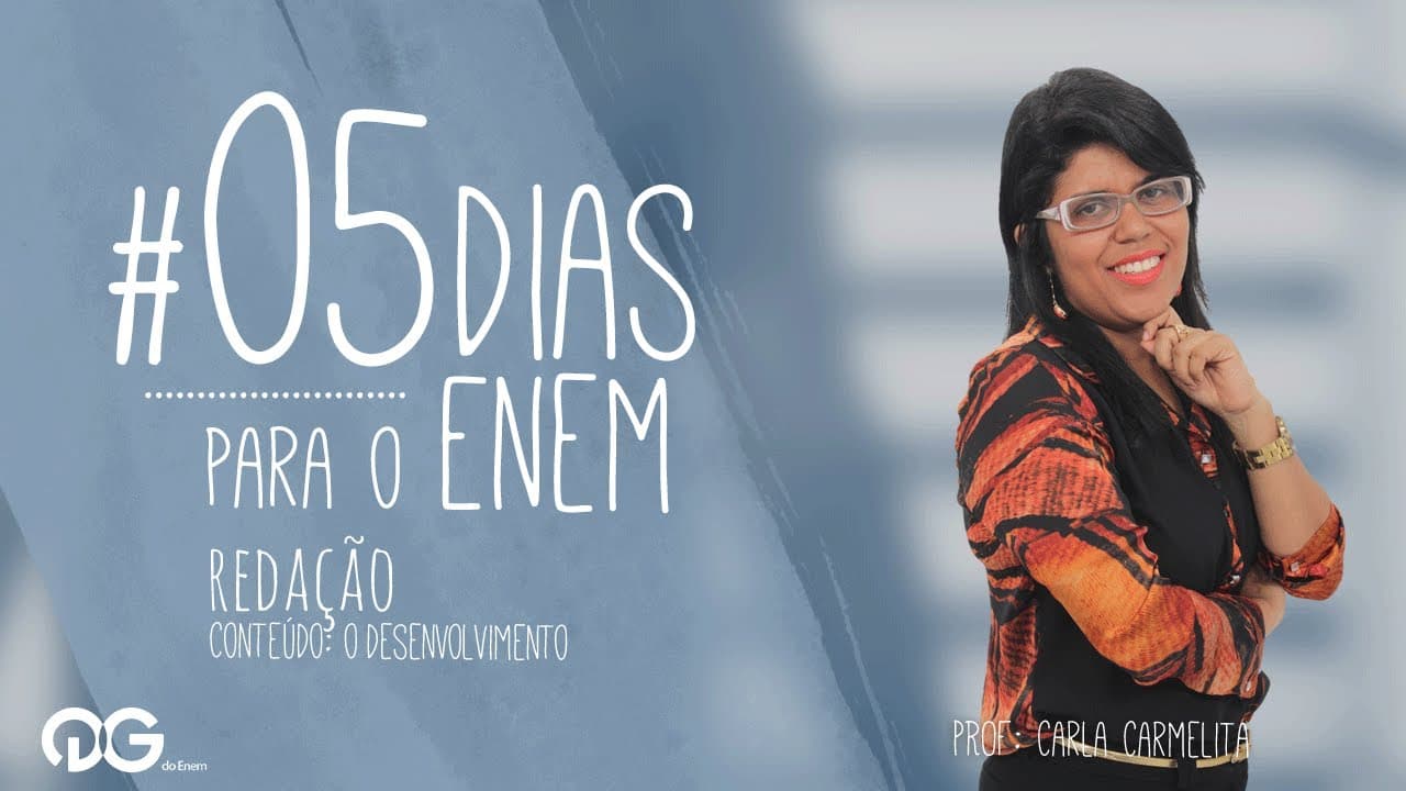 Thumbnail: Redação: Desenvolvimento - ENEM | #05Dias
