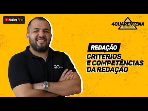 Thumbnail da aula: QUARENTENA ENEM: Critérios e Competências da Redação