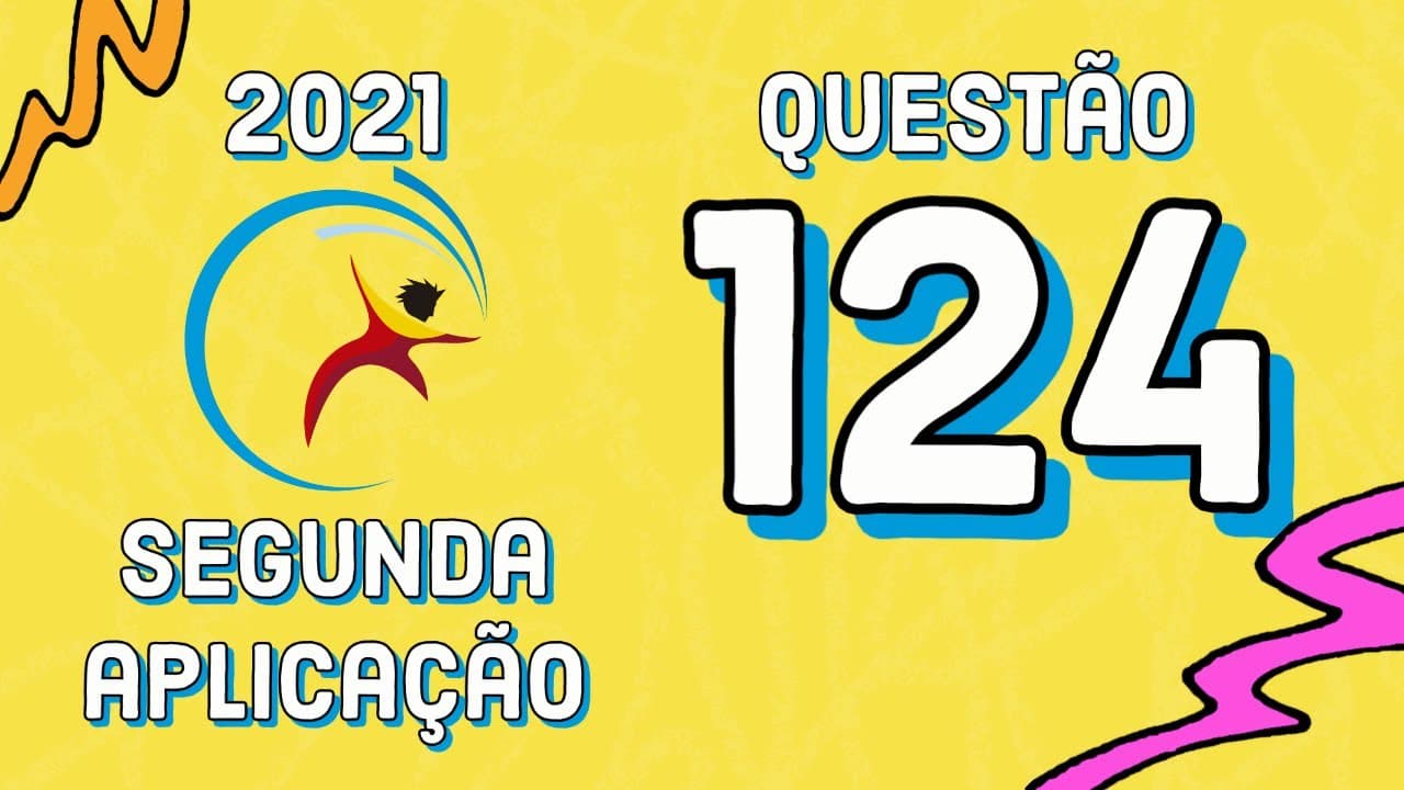 Thumbnail: ENEM 2021 | SEGUNDA APLICAÇÃO | QUESTÃO 124 - Uma transformação química que acontece durante o