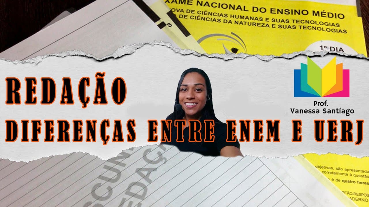Thumbnail: REDAÇÃO - DIFERENÇA ENTRE AS BANCAS DE ENEM E UERJ