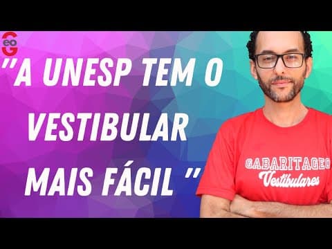 Thumbnail da aula: VESTIBULAR DA UNESP 2024 | COMO É A PROVA DE GEOGRAFIA ? |