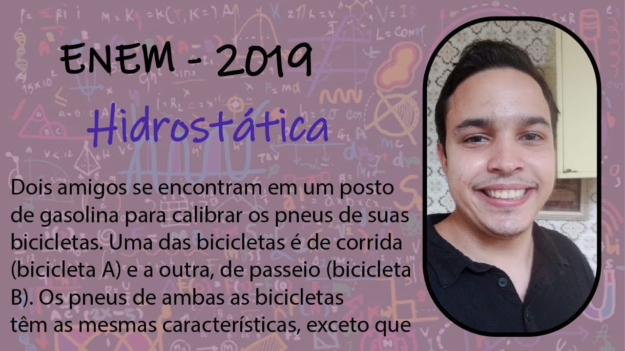 Thumbnail: Dois amigos se encontram em um posto de gasolina para calibrar os pneus de suas bicicletas. Uma das