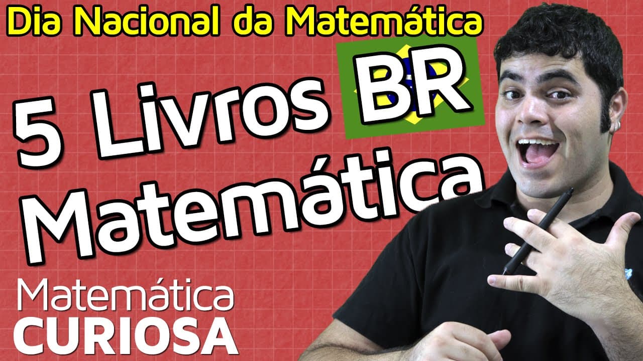 Thumbnail: 5 Livros Brasileiros de Matemática | Dia Nacional da Matemática
