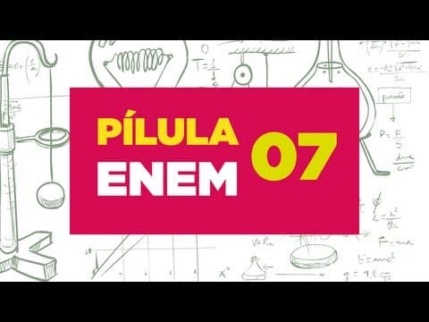 Thumbnail da aula: Física ENEM - Pílula 07 - Ecolocalização - ondulatória - reflexão - Habilidade 01 - Competência 01