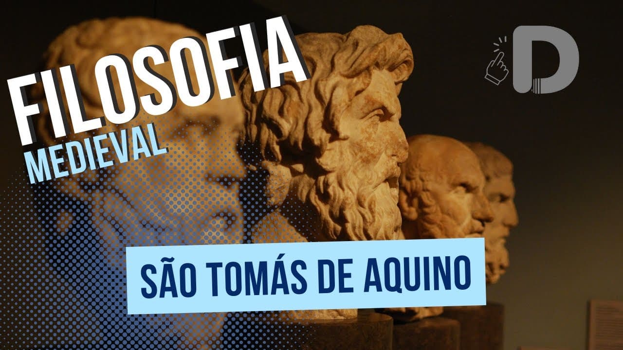 Thumbnail: São Tomás de Aquino - Filosofia Medieval - Preparatório Enem