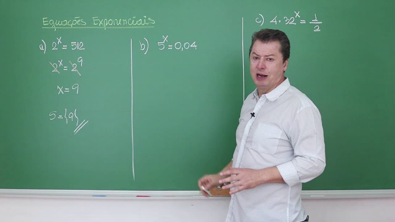 Thumbnail: Equações Exponenciais  (Conceito e Exemplos) - Matemática para o ENEM