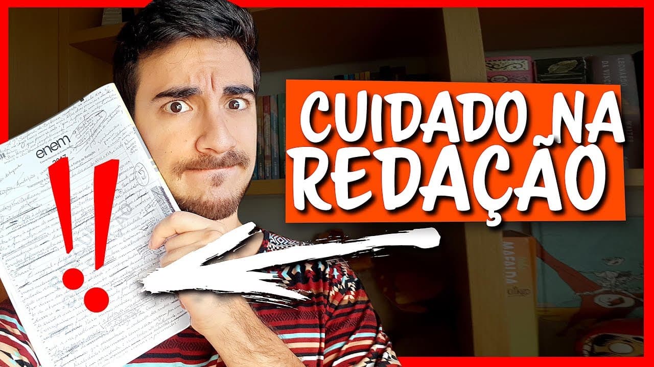 Thumbnail: NÃO FAÇA ISSO NA SUA REDAÇÃO DO ENEM! Erros que estragam a REDAÇÃO