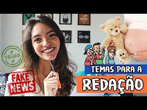 Thumbnail da aula: 5 TEMAS PARA A REDAÇÃO DO ENEM! - Débora Aladim