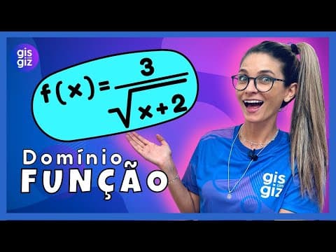 Thumbnail da aula: DOMÍNIO DE UMA FUNÇÃO REAL  - Ensino médio 1º ano