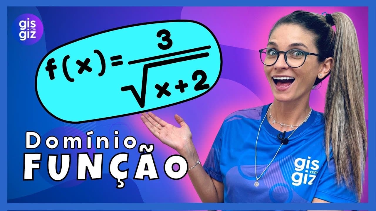 Thumbnail: DOMÍNIO DE UMA FUNÇÃO REAL  - Ensino médio 1º ano