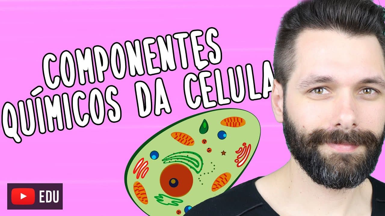 Thumbnail: COMPONENTES QUÍMICOS DA CÉLULA| Biologia com Samuel Cunha