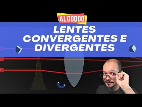 Thumbnail da aula: ALGODOO |  ÓPTICA | Construindo lentes convergentes e divergentes