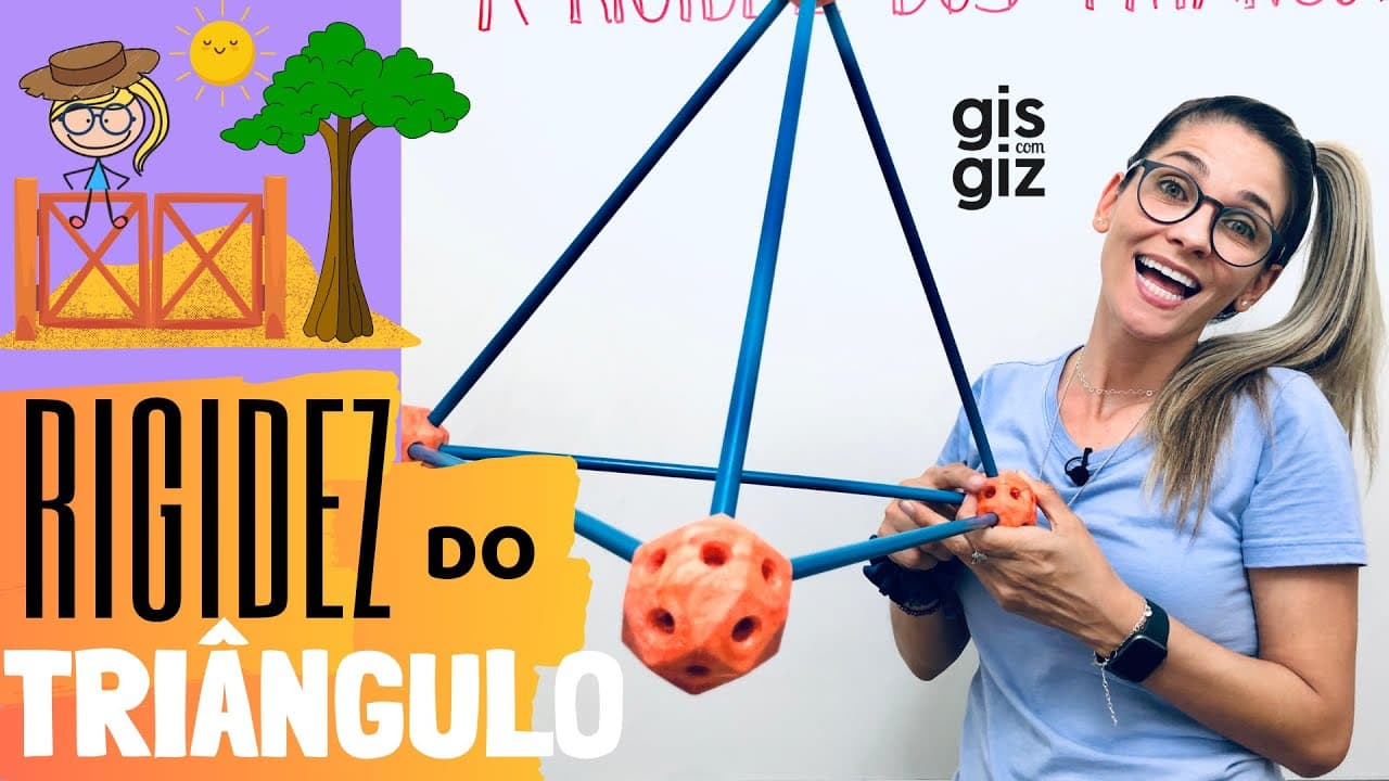 Thumbnail: A RIGIDEZ DO TRIÂNGULO \Prof. Gis/