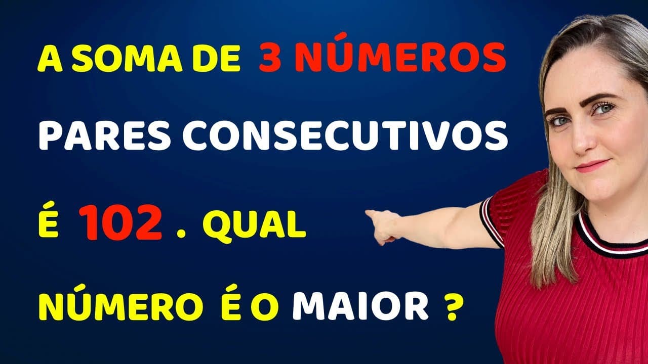Thumbnail: 😱😱COMO DESCOBRIR ESSE NÚMERO?? Matemática básica todo dia!!!