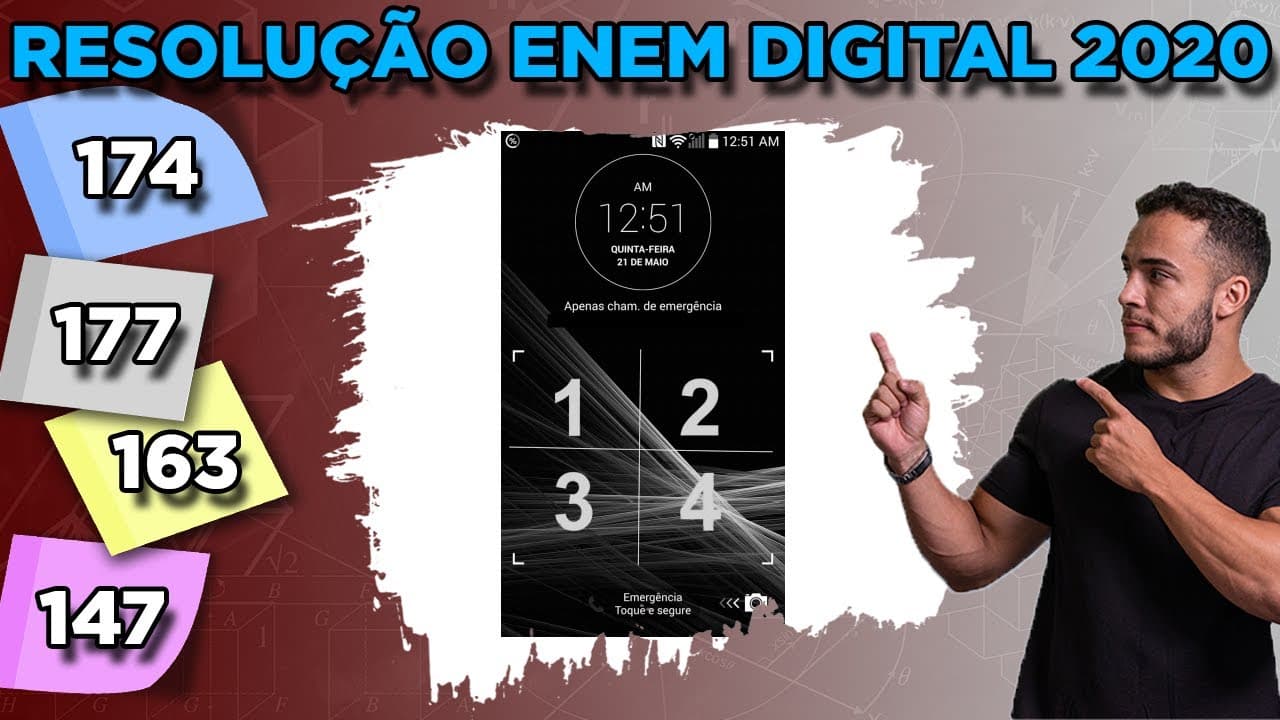 Thumbnail: 🟢 Questão 174 - Caderno Azul | Análise Combinatória | MATEMÁTICA ENEM DIGITAL 2020