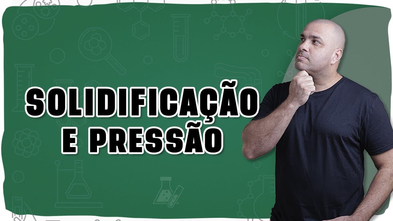 Thumbnail: 🧊 SOLIDIFICAÇÃO E PRESSÃO: Como o gelo derrete sem mudar a temperatura?
