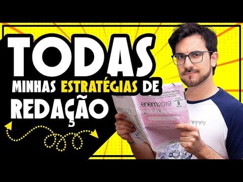 Thumbnail da aula: TODAS MINHAS DICAS DE REDAÇÃO EM 1 SÓ VÍDEO || Rumo à NOTA 1000 no ENEM!!