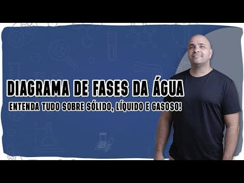 Thumbnail da aula: 🌡️ DIAGRAMA DE FASES DA ÁGUA: Entenda os estados, o ponto triplo e a liofilização!