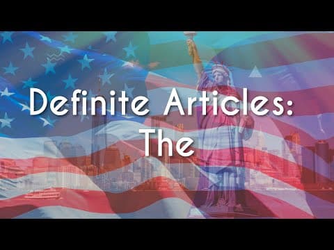 Thumbnail da aula: Definite Articles: The - Brasil Escola