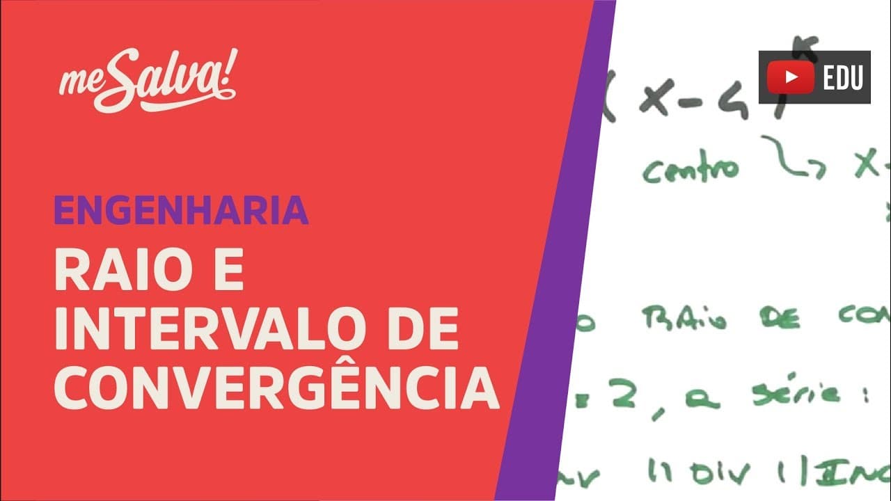 Thumbnail: Me Salva! SER24 - Séries de potências - Raio e Intervalo de Convergência
