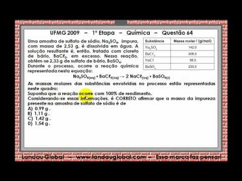 Thumbnail da aula: UFMG_2009_QUI_P1_Q64