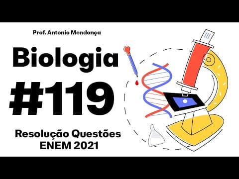 Thumbnail da aula: ENEM 2021 - Com o objetivo de identificar a melhor espécie produtora de madeira para construção