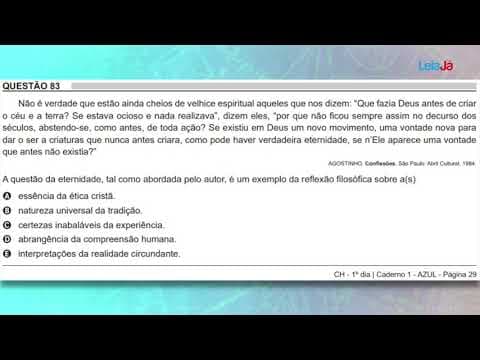Thumbnail da aula: Professor responde questão mais difícil de filosofia do Enem