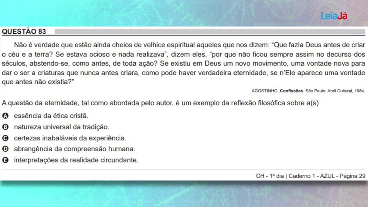 Thumbnail: Professor responde questão mais difícil de filosofia do Enem