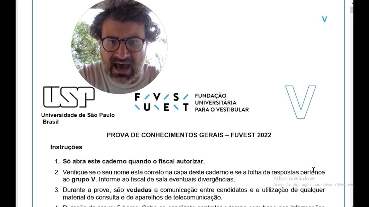 Thumbnail: Correção e Comentários - Geografia na Fuvest 2022 - Prova V