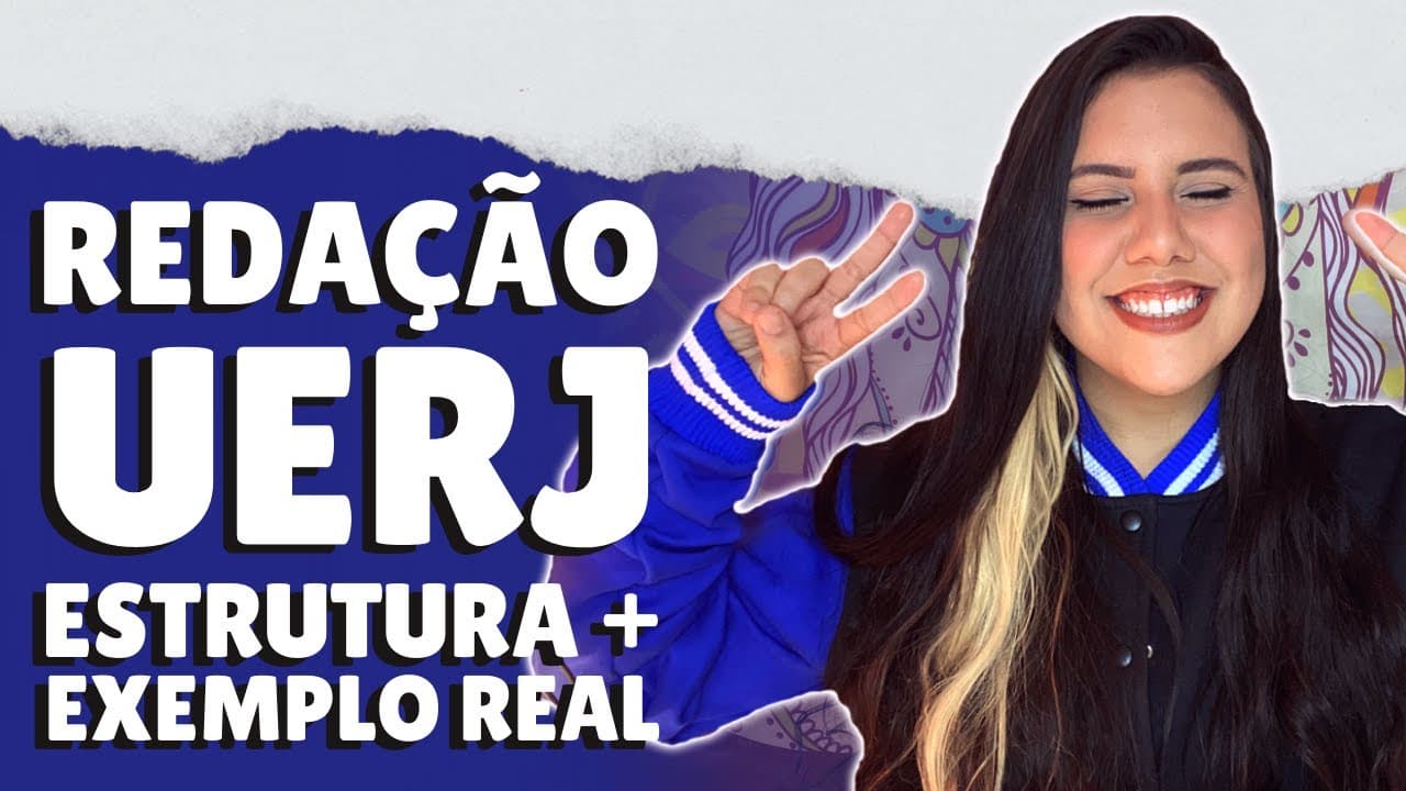 Thumbnail: COMO FAZER A ESTRUTURA DA REDAÇÃO DA UERJ? | #1984 #2021