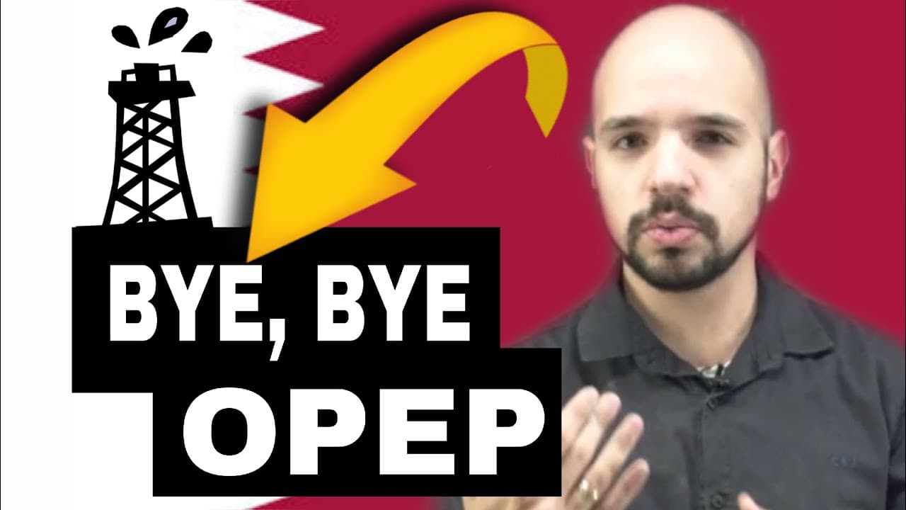 Thumbnail: QATAR FORA DA OPEP!? CAUSAS E CONSEQUÊNCIAS | RICARDO MARCÍLIO