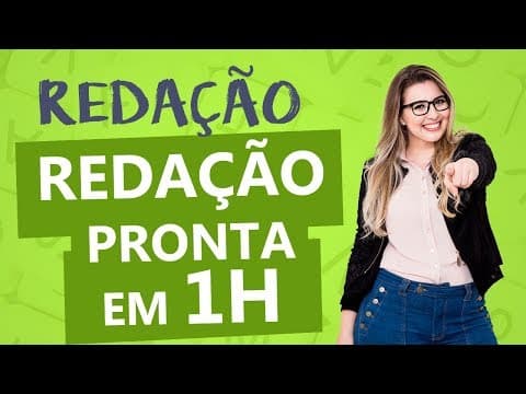 Thumbnail da aula: REDAÇÃO EM 1 HORA: 7 TÉCNICAS QUE FUNCIONAM - Profa. Pamba