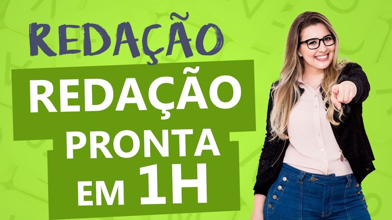 Thumbnail: REDAÇÃO EM 1 HORA: 7 TÉCNICAS QUE FUNCIONAM - Profa. Pamba