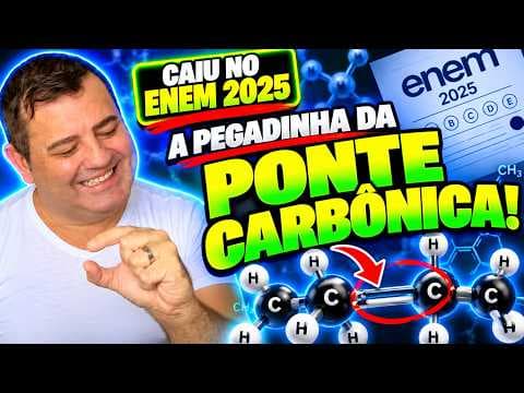 Thumbnail da aula: 💡 ENEM 2025 Q115 | Em uma aula prática de química orgânica, um professor identificou os frascos