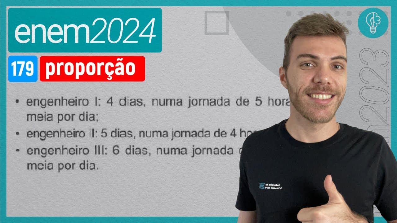 Thumbnail: Uma empresa de engenheira foi contratada para realizar um serviço no valor de - PROPORÇÃO