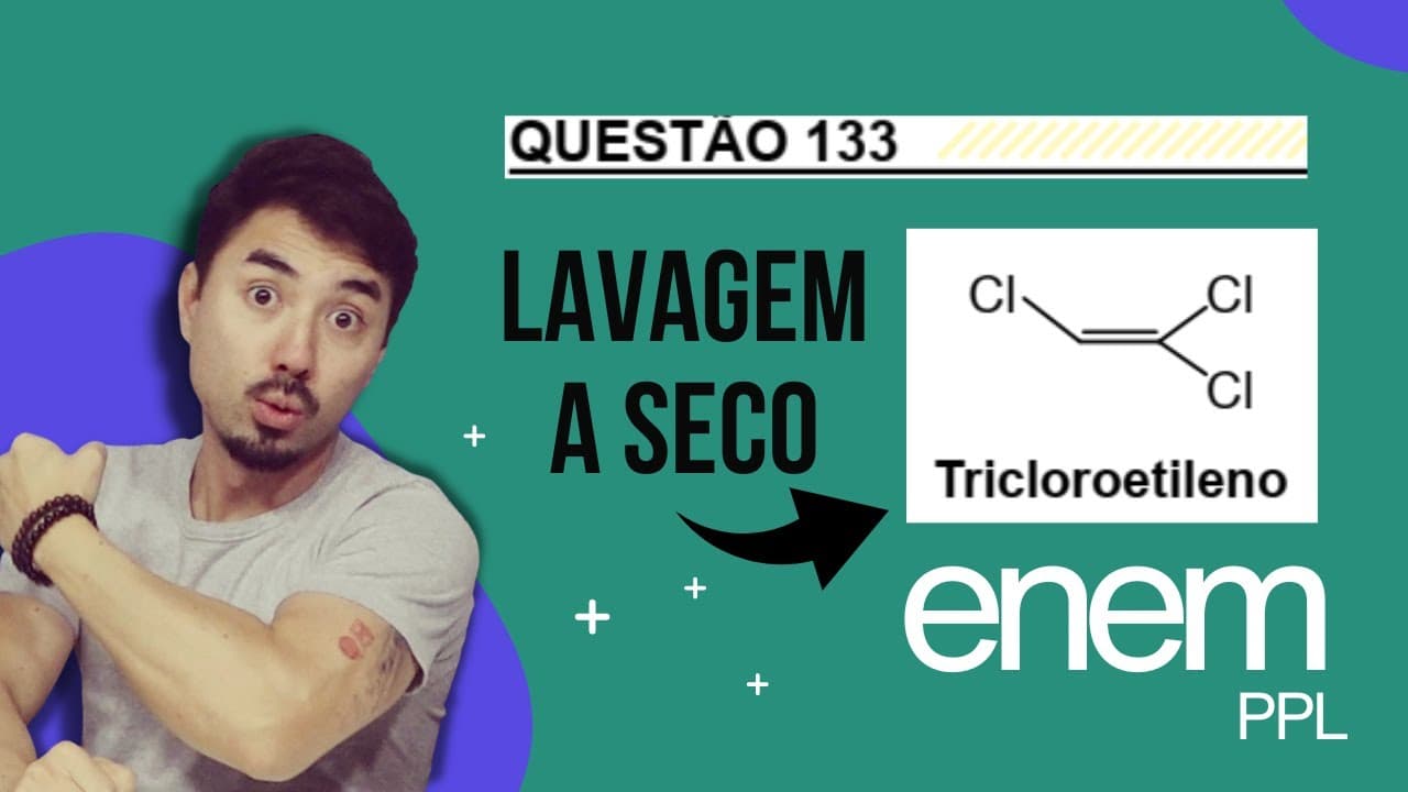 Thumbnail: Questão 133 | ENEM PPL 2023 | Lavar a seco significa lavar por meio de fluido ou solvente não aquoso