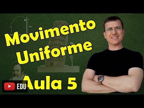 Thumbnail da aula: Movimento Uniforme II - Ultrapassagens e Encontros - CINEMÁTICA - Aula 5 - Prof. Marcelo Boaro