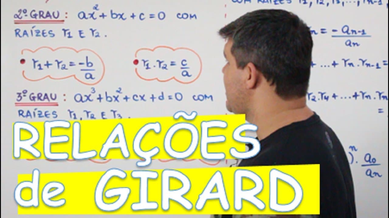 Thumbnail: POLINÔMIOS - RELAÇÕES DE GIRARD (11/12)