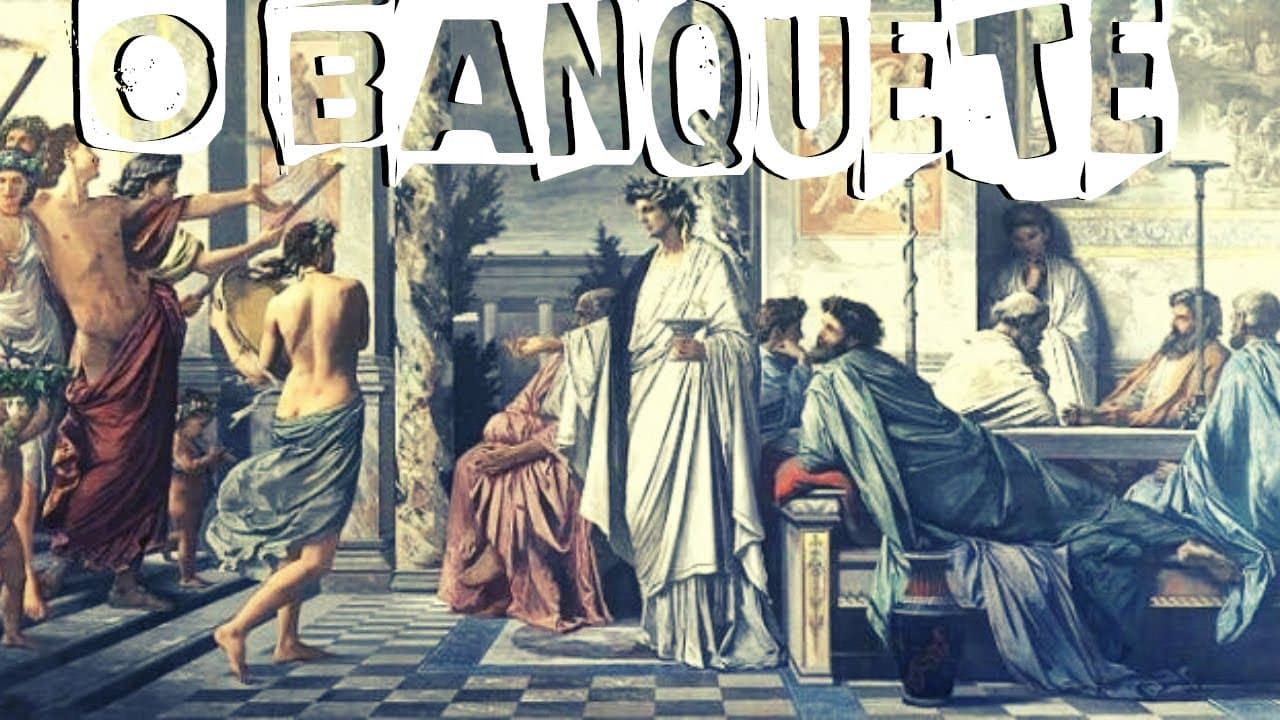 Thumbnail: ESTUDO DE OBRA: O BANQUETE, DE PLATÃO