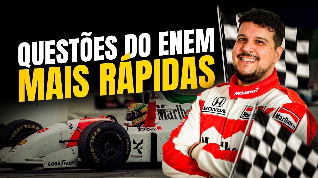 Thumbnail: Como terminar a prova do ENEM mais rápido